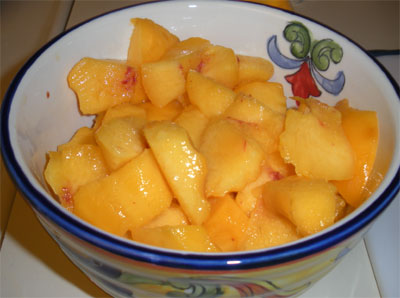 Fresh, ripe peaches!