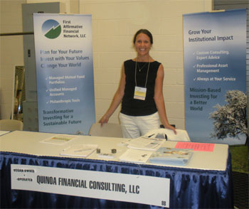 Brenda Morris exhibiting at the 2010 TAFA Conference