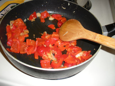 Simmering sauce
